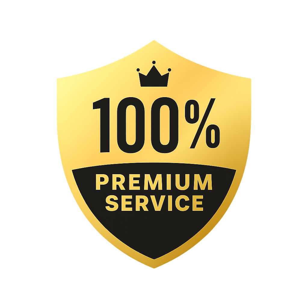 100% Premium Quality Guaranteed